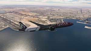 PMDG B777-300ER | Qatar Airways A7-BEG (Formula 1) | Requested thumbnail 5