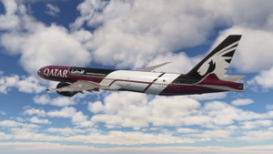 PMDG B777-300ER | Qatar Airways A7-BEG (Formula 1) | Requested thumbnail 7