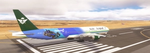 PMDG B777-300ER Saudi Airlines HZ-AK43 |  Formula E 2024 | w/Cabin |  Requested thumbnail 3