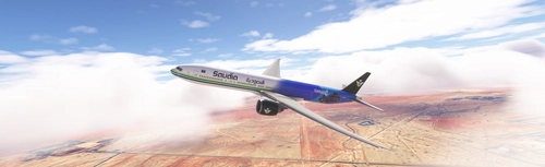 PMDG B777-300ER Saudi Airlines HZ-AK43 |  Formula E 2024 | w/Cabin |  Requested