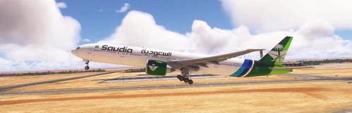 PMDG B777-300ER Saudi Airlines (National Day Special Livery) | w/Cabin | Fictional | Requested