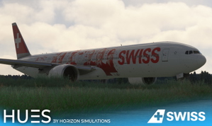 PMDG B777-3DEER Swiss HB-JNA Swiss Faces Livery W/cabin thumbnail 1