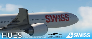 PMDG B777-3DEER Swiss HB-JNB Swiss Livery W/cabin thumbnail 2