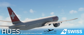 PMDG B777-3DEER Swiss HB-JNB Swiss Livery W/cabin thumbnail 3