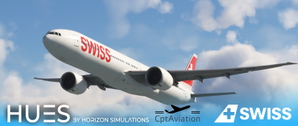 PMDG B777-3DEER Swiss HB-JNB Swiss Livery W/cabin thumbnail 4