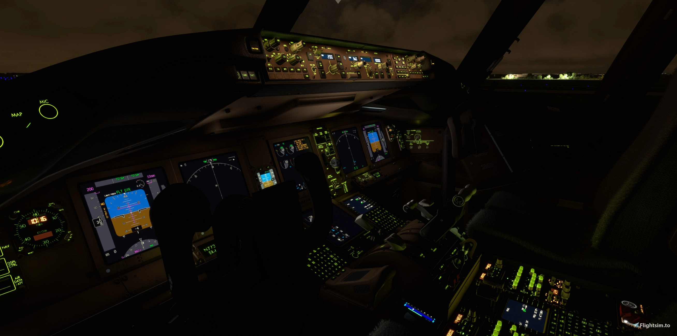 PMDG B77W, 777-200ER, & 777F Light Mod - Image 1