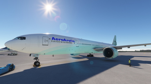 PMDG B77W Fictional AeroArctic C-FARC