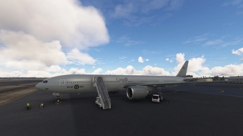 PMDG B77W Fictional RCAF  77302 Grey Livery
