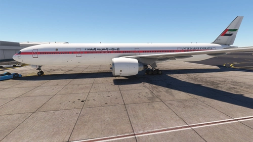 PMDG B77W UAE Presidential Flight A6-SIL