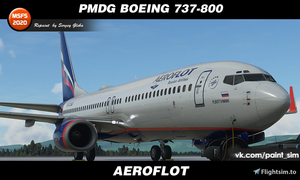 PMDG Boeing 737-800 - Aeroflot Russian Airlines - Image 1