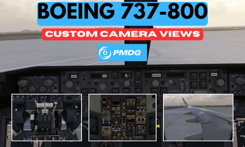 PMDG Boeing 737-800 Custom Camera views