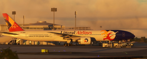 [PMDG] Boeing 777-300ER  Littoral Airlines (4K)