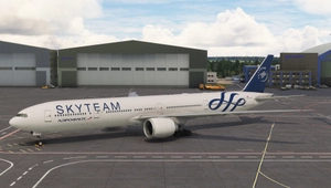 PMDG Boeing 777-300ER Aeroflot RA-73134 SkyTeam thumbnail 1