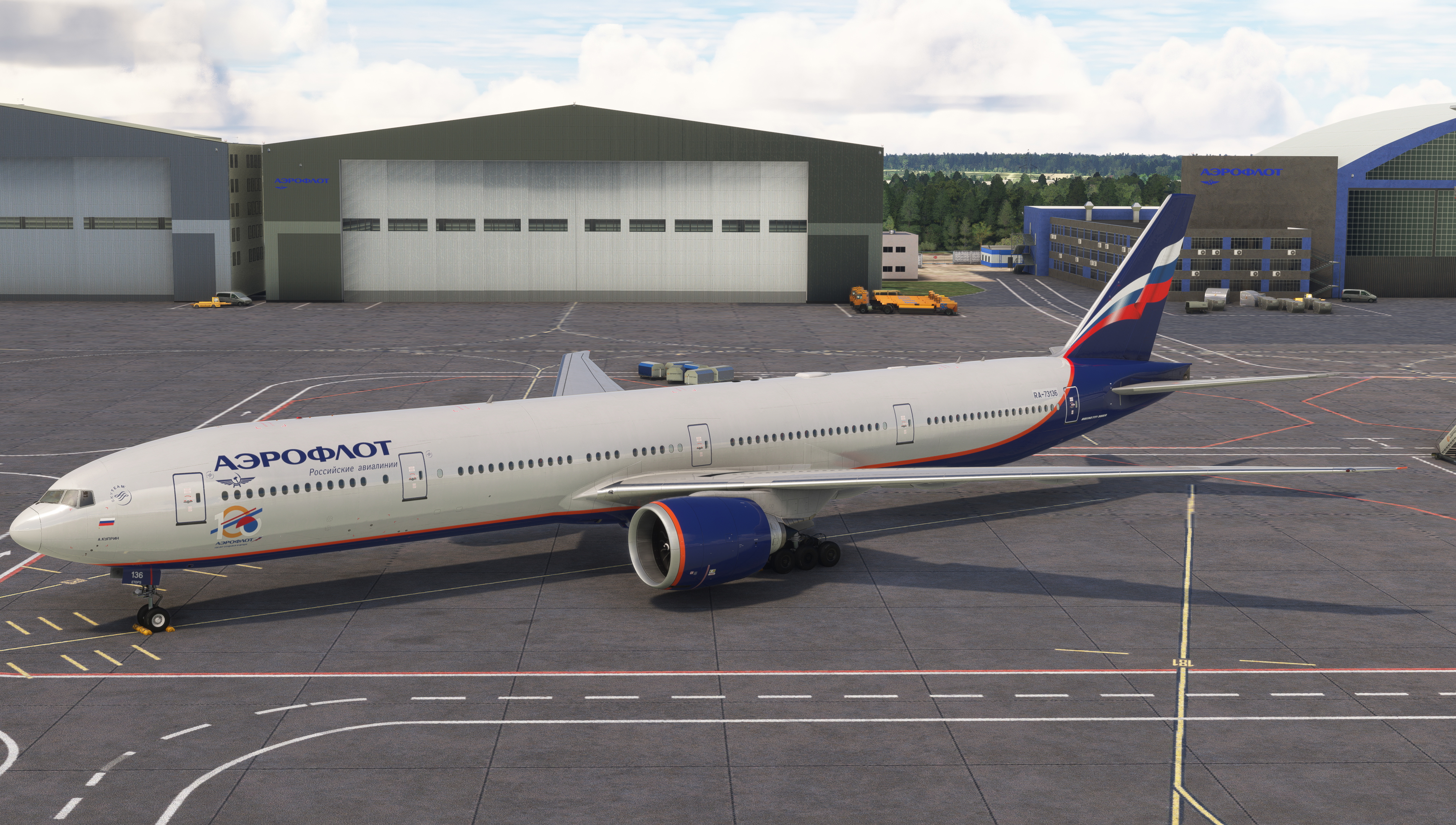 PMDG Boeing 777-300ER Aeroflot "100 Years of Aeroflot" Pack - Image 1