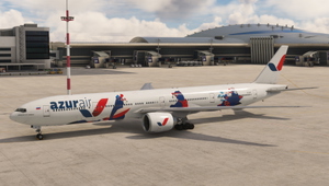 PMDG Boeing 777-300ER Azur Air VQ-BZY thumbnail 1
