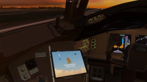 PMDG Boeing 777-300ER EFB wallpaper "Singapore airlines"