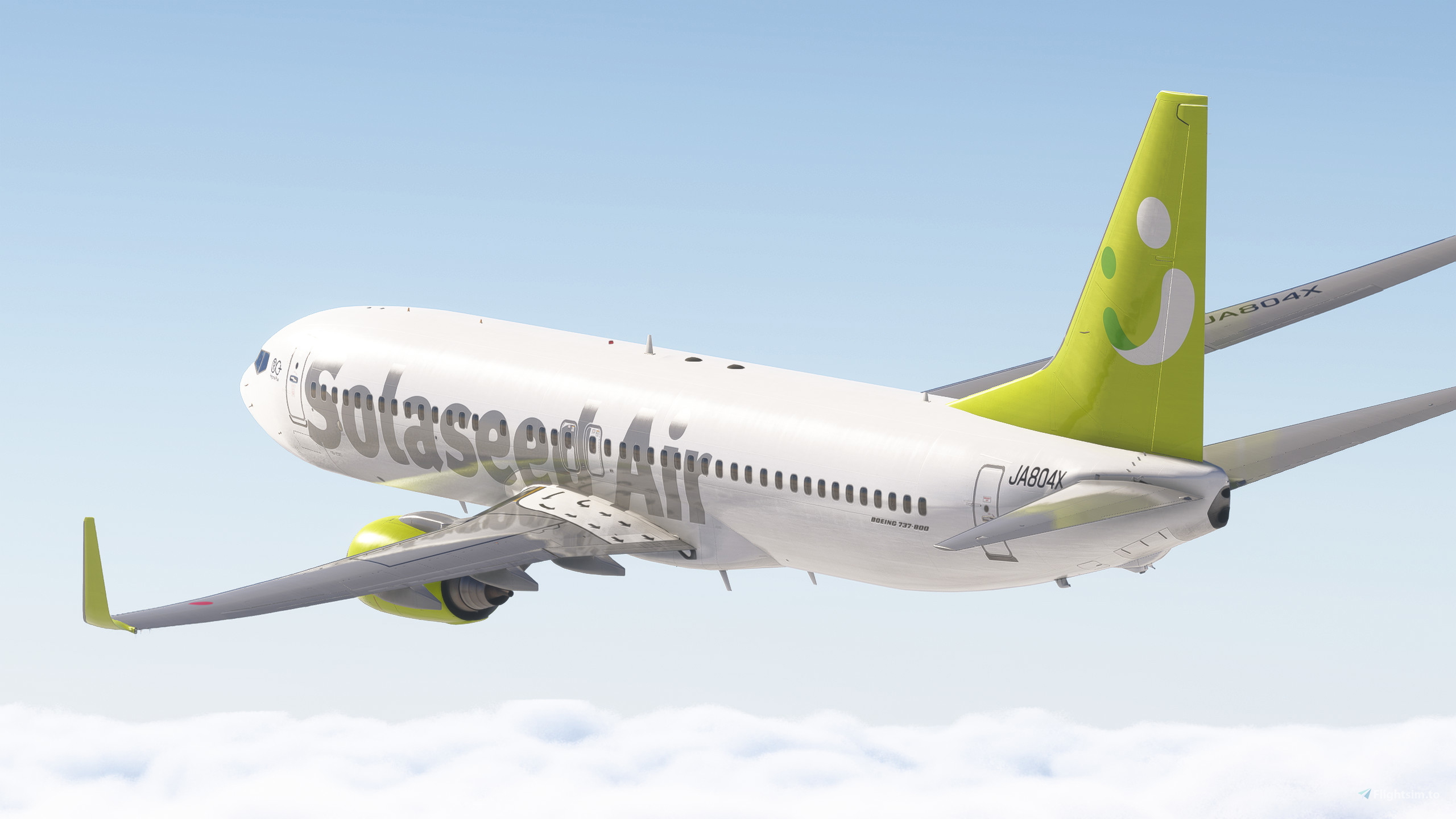 PMDG Boeing B737-800 Solaseed Air | 4K for Microsoft Flight