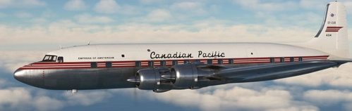 PMDG DC-6B Canadian Pacific CF-CUR (1955)