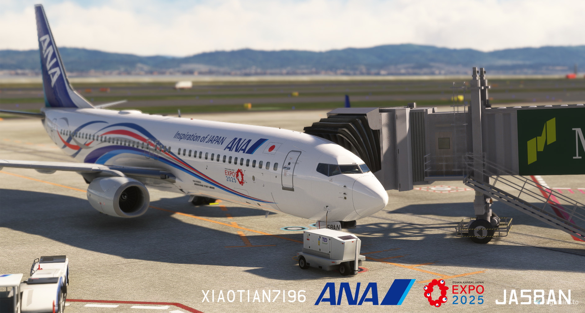 PMDG NG3 737-881 ANA EXPO 2025 Osaka JA58AN Livery のために