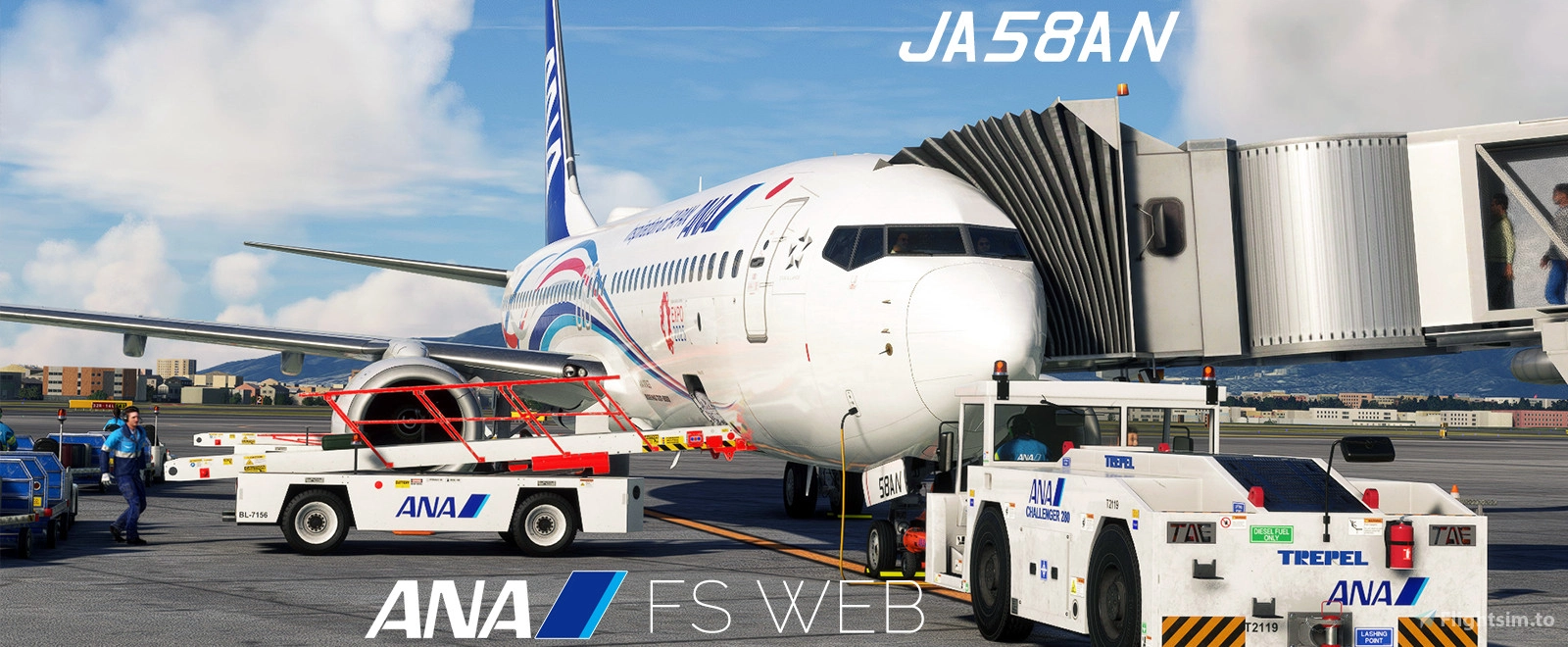 All Nippon Airways (ANA) 737-881 | JA58AN EXPO2025 ANA JET