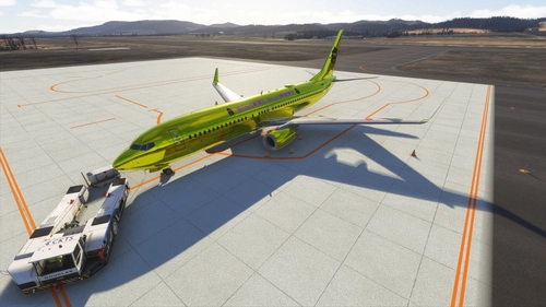 PMDG737-800 Uncheee Gold Jet JA02UN