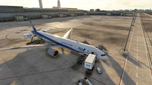 PMDG777 Ground Handling ANA ALL Nippoin Airways