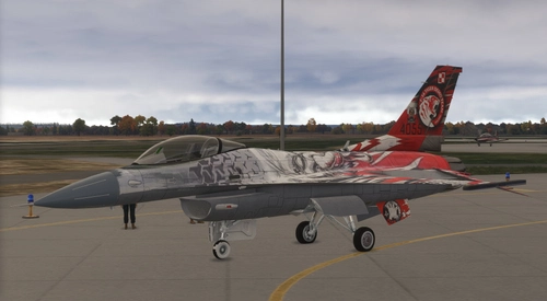 Polish Air Force F-16 10 Years Tiger Demo (RIP SLAB)