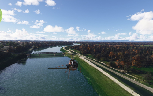 Ponts du Canal de Jonage 
