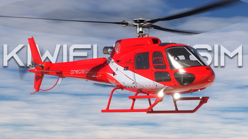 Precision Helicopters (Hokitika, New Zealand) ZK-IEB (AS350) | CowanSim H125 [8K]