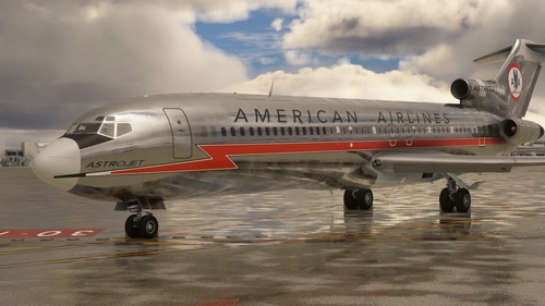 American Airlines Astrojet N6824 | FlightSim Studio B727-200F Freighter