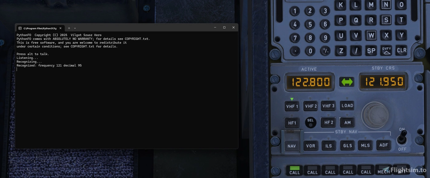 PythonFO: Free virtual first officer for MSFS for Microsoft Flight ...
