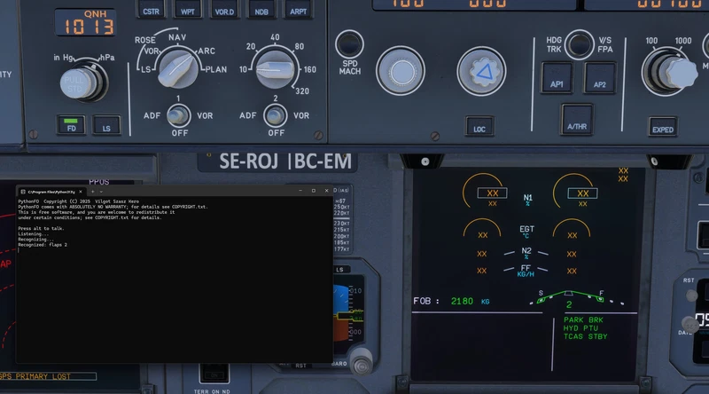 PythonFO: Free virtual first officer for MSFS for Microsoft Flight ...