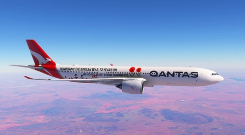 Qantas A330-941 - Korean War rememberance FICTIONAL livery