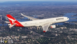 QANTAS Old Colors w/Cabin | A330-300 inibuilds/microsoft [SD] thumbnail 3
