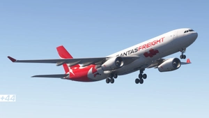 Qantas Santa's Freight (VH-XF4) iniBuilds A330-300P2F - 8K thumbnail 7