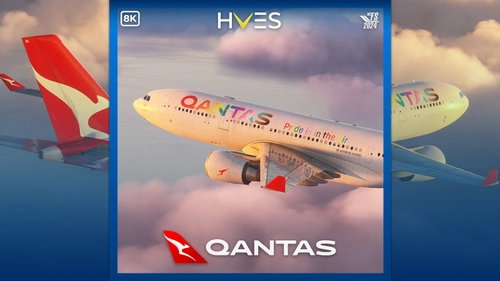 QANTAS VH-EBL Pride w/Cabin | A330-200 inibuilds/microsoft [8K]