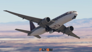 Qatar Airways | 25 Years of Excellence | A7-BBC | PMDG Boeing 777-200LR  thumbnail 4
