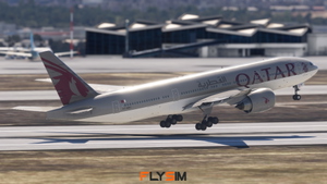 Qatar Airways | 25 Years of Excellence | A7-BBC | PMDG Boeing 777-200LR  thumbnail 6
