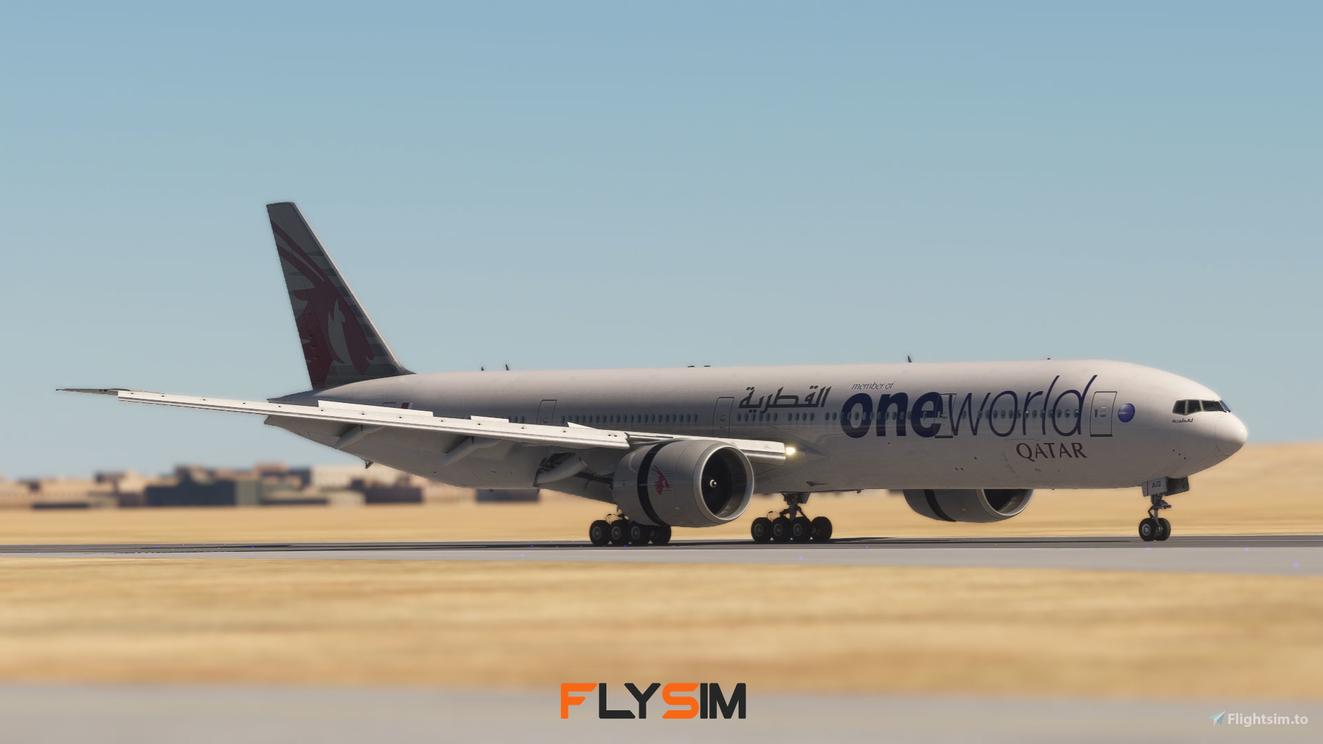 カタール航空 ONE WORLD 777- Boeing 777-3DZ(ER) A7-BAA Qatar Airways - Oneworld Livery