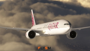 Qatar Airways | A7-BAY | PMDG Boeing 777-300ER thumbnail 2