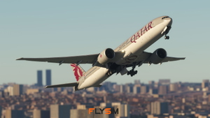 Qatar Airways | A7-BAY | PMDG Boeing 777-300ER thumbnail 4