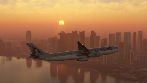 Qatar Airways A7-AEG Project Mega Pack A330
