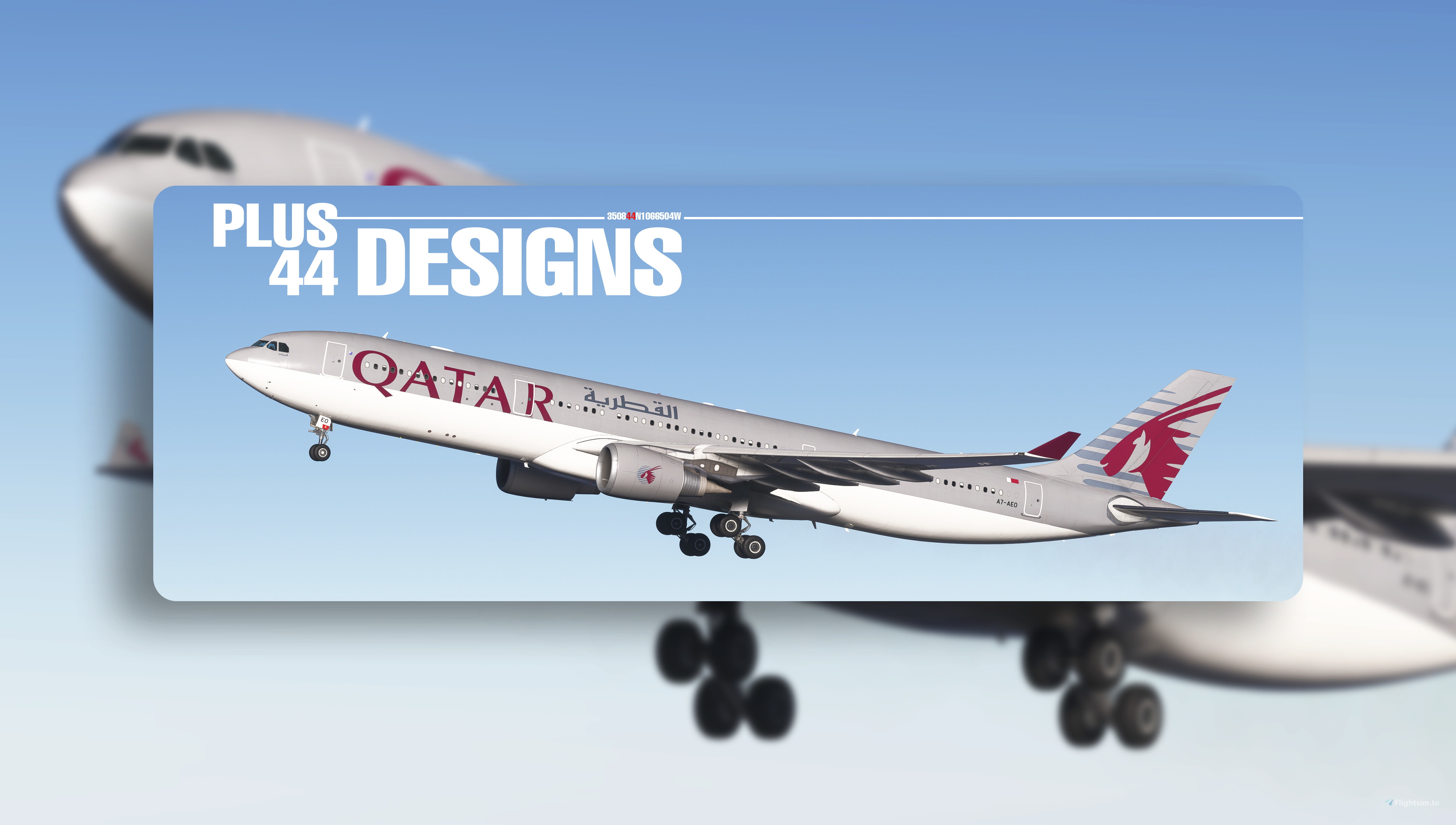 Qatar Airways (A7-AEO) iniBuilds A330-300 GE - 8K for Microsoft