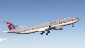 Qatar Airways (A7-AEO) iniBuilds A330-300 GE - 8K thumbnail 3