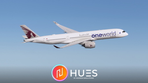 Qatar Airways [A7-ALZ 'Oneworld'] - IniBuilds A350-900 thumbnail 1