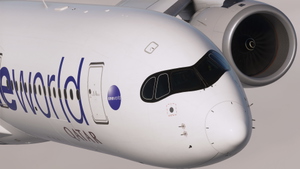 Qatar Airways [A7-ALZ 'Oneworld'] - IniBuilds A350-900 thumbnail 2