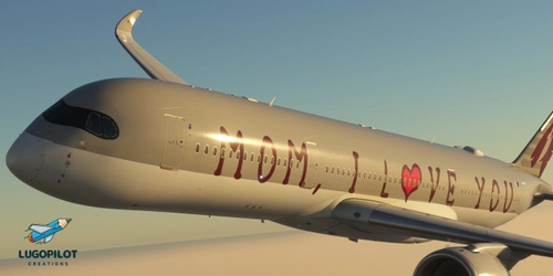 Qatar Airways A7-BAH (Fictional)  | inibuilds a350-900