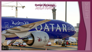 Qatar Airways A7-BED Champions League | PMDG 777-300ER thumbnail 4