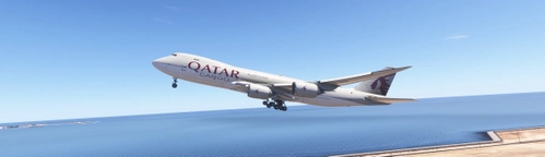 Qatar Airways Cargo (A7-BGA) | Asobo 747-8i | MSFS 2024|  Requested