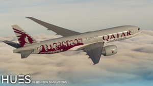 Qatar Airways Cargo A7-BFG "Moved by People" | PMDG Boeing 77F | 8K & 4K thumbnail 4